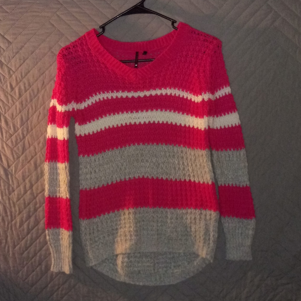 Girls knitted sweater size large